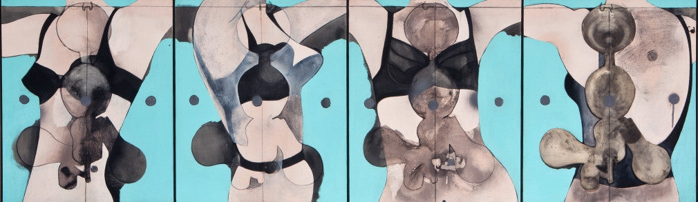 An original Jim Dine Piece entitled, "Four Bodies, 1965".
