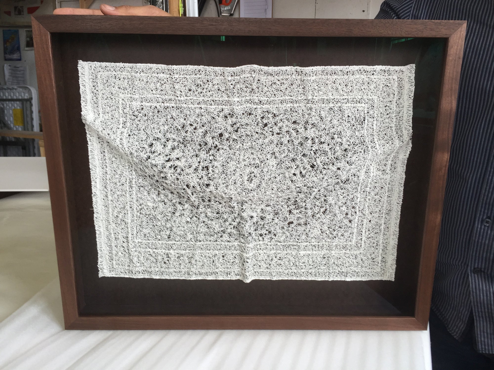 Antonio Santin Rug Artwork Framed at Frames and Stretchers