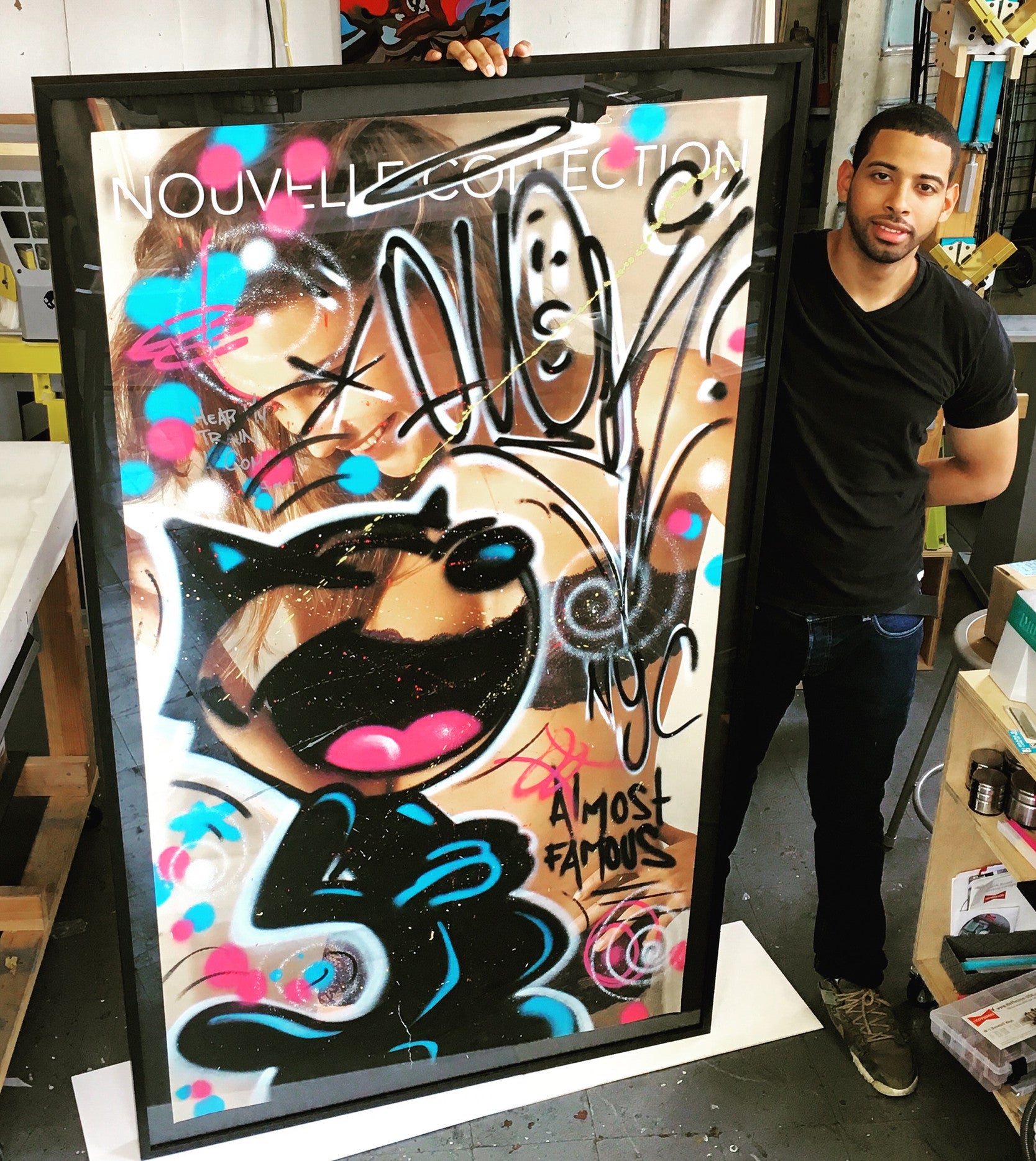 Framing and Stretching the Classic Graffiti Art of QUIK