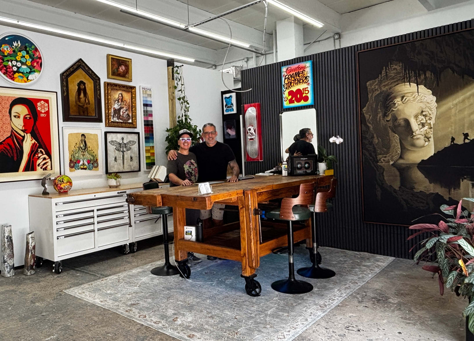 Frames and Stretchers + Iart Services: A New Home for Creativity and Custom Framing Excellence