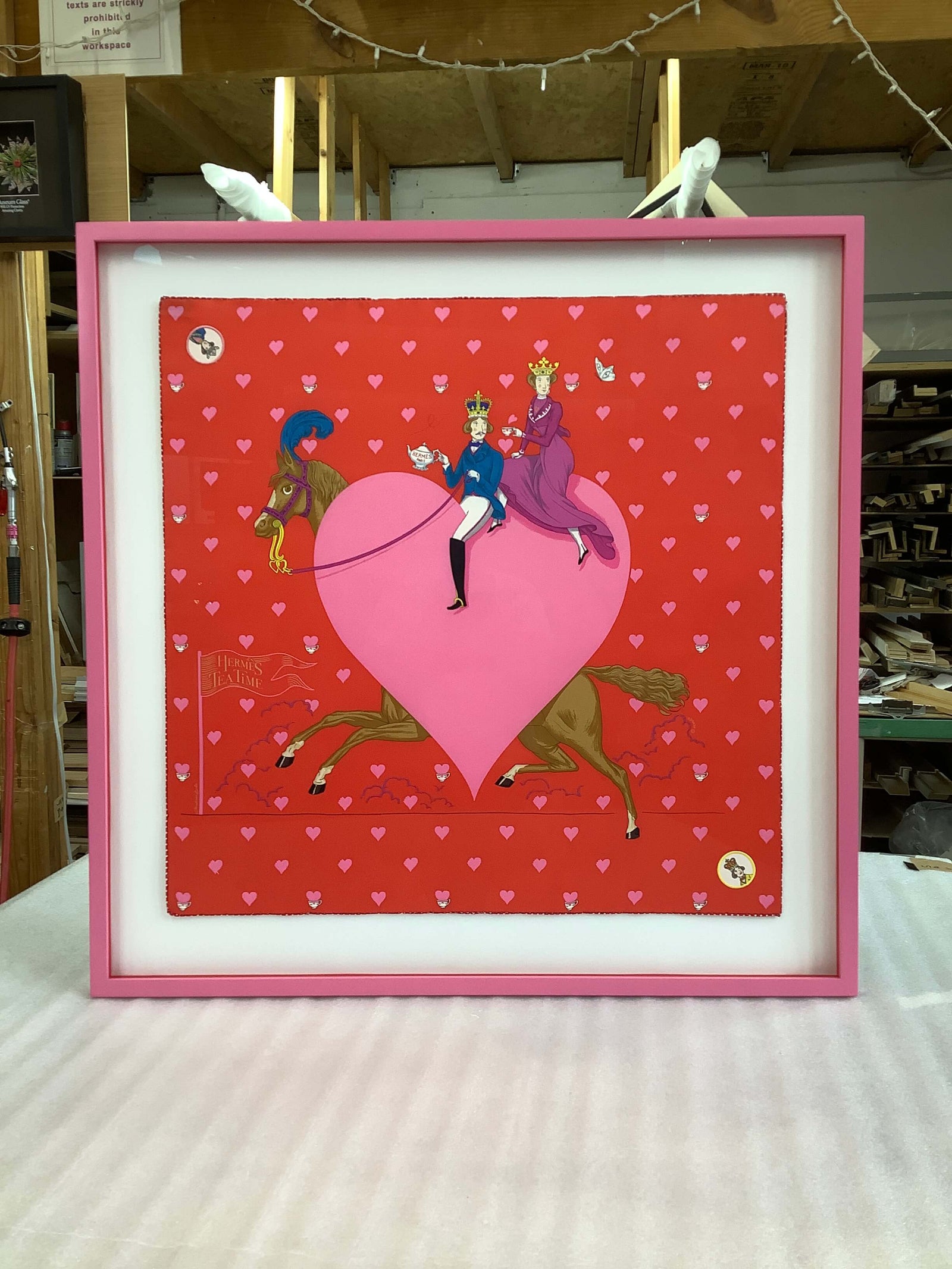 Hermès Scarf Framing Projects: Custom Archival Framing in NYC and Miami