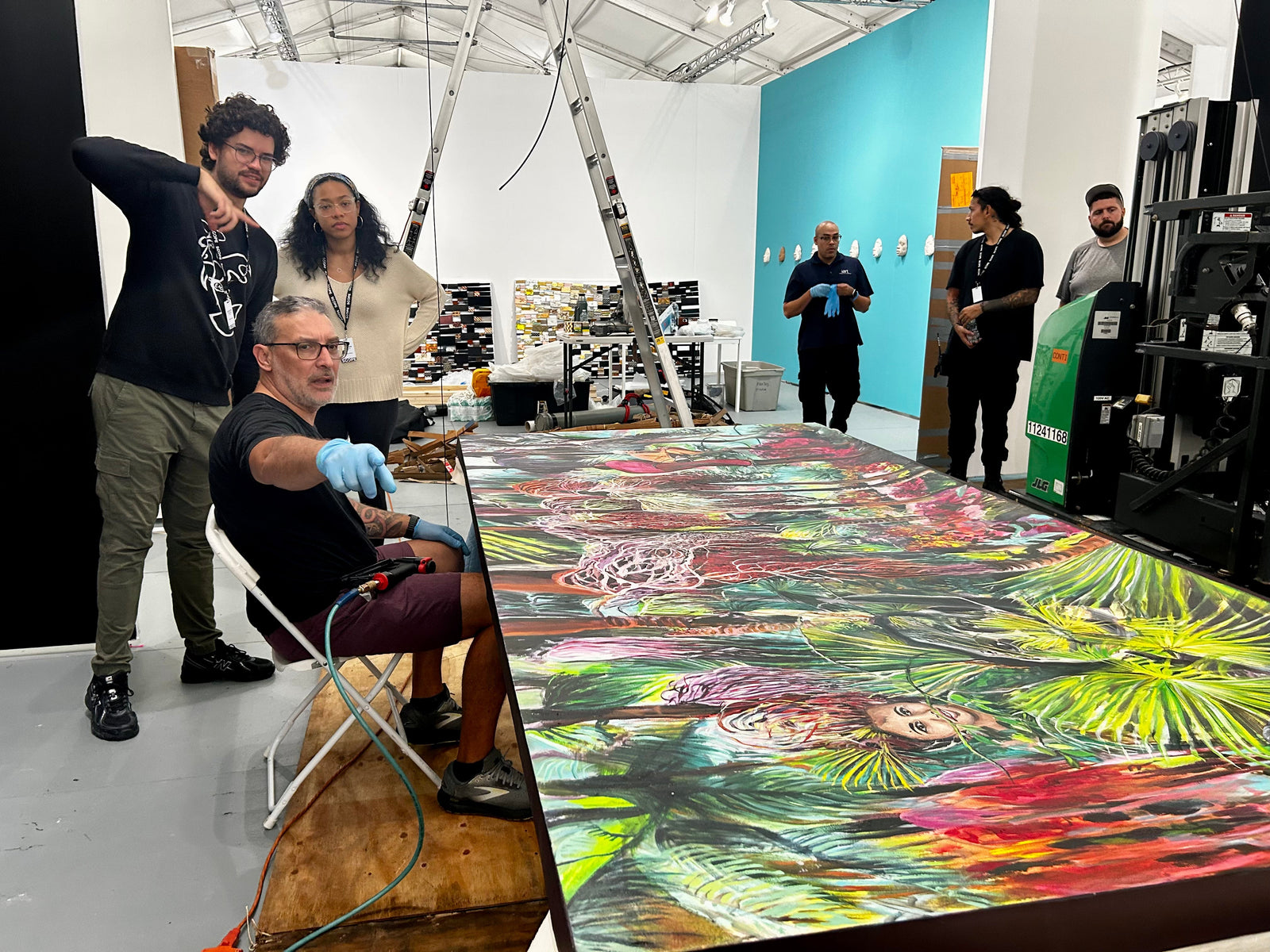 Art Basel Miami: Custom Framing, Stretcher Bars, Delivery and Installation