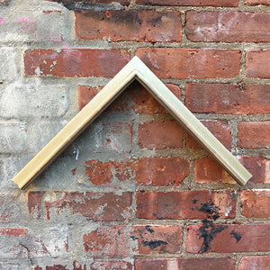Museum Quality hardwood modern closed corner frames with gilding for paintings and photographs