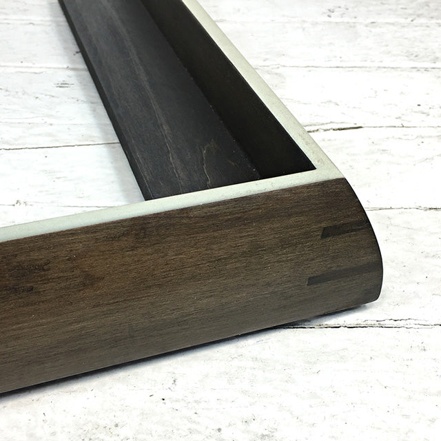 Museum Quality spline closed corner maple hardwood gilded floater frame for paintings 