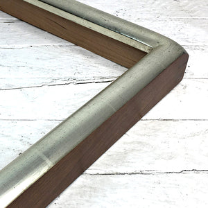 Museum Quality hardwood modern closed corner frames with gilding for paintings and photographs