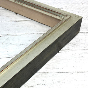 Museum Quality hardwood modern closed corner frames with gilding for paintings and photographs