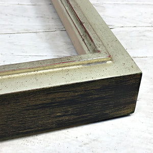 Museum Quality hardwood modern closed corner frames with gilding for paintings and photographs