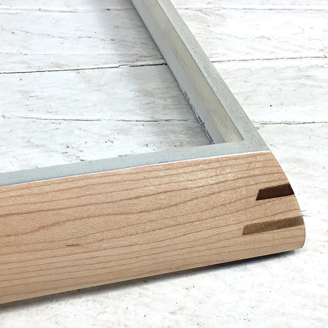 Museum Quality spline closed corner maple hardwood gilded frame for paintings and photography