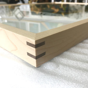 Museum Quality splined closed corner maple hardwood frame for paintings and photography 