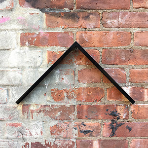 Museum Quality splined closed corner maple hardwood frame for paintings and photography - Black