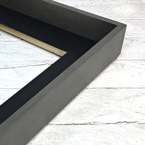 Museum Quality splined closed corner maple hardwood floater frame for paintings