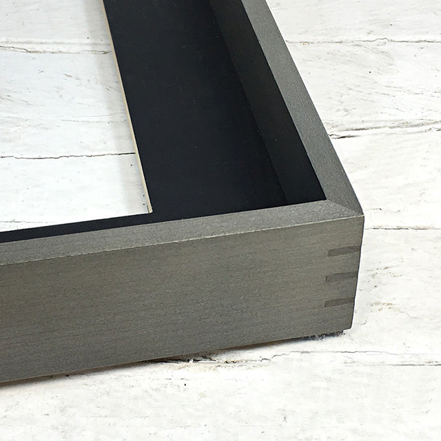 Museum Quality splined closed corner maple hardwood floater frame for paintings