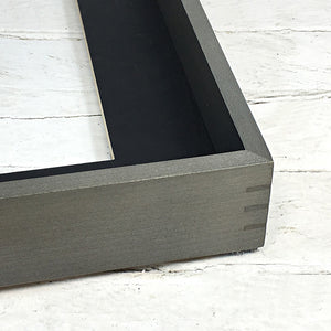 Museum Quality splined closed corner maple hardwood floater frame for paintings
