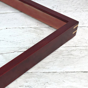 Museum Quality splined closed corner maple hardwood frame for paintings and photography 