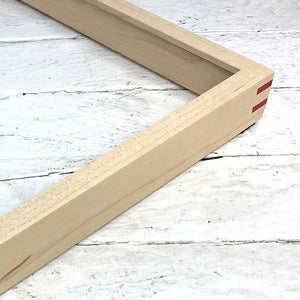 Museum Quality splined closed corner maple hardwood frame for paintings and photography 