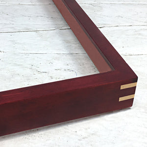 Museum Quality splined closed corner maple hardwood frame for paintings and photography 
