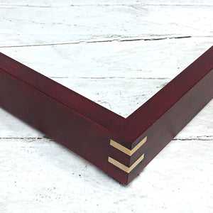 Museum Quality splined closed corner maple hardwood frame for paintings and photography 