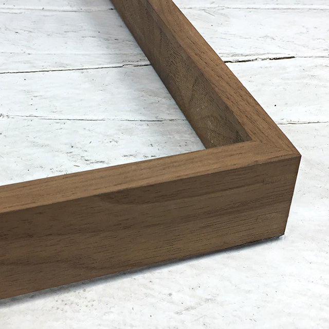 Walnut Museum Quality splined closed corner maple hardwood frame for paintings and photography 
