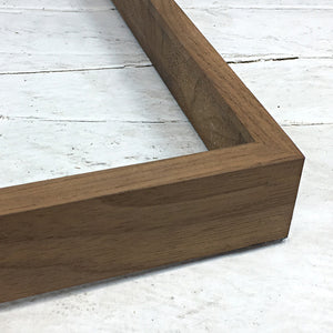 Walnut Museum Quality splined closed corner maple hardwood frame for paintings and photography 