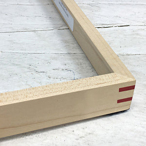 Museum Quality splined closed corner maple hardwood frame for paintings and photography 